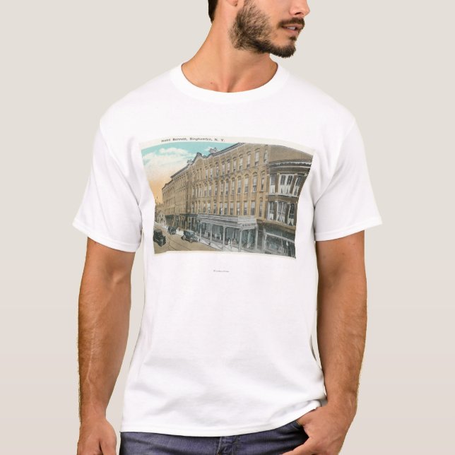 Camiseta Vista exterior del hotel Bennett (Anverso)