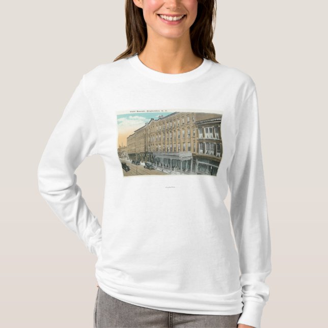 Camiseta Vista exterior del hotel Bennett (Anverso)