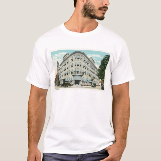 Camiseta Vista exterior del hotel de Stuyvesant (Anverso)