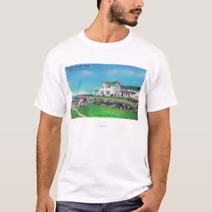 Camiseta Vista exterior del hotel pacífico de la playa