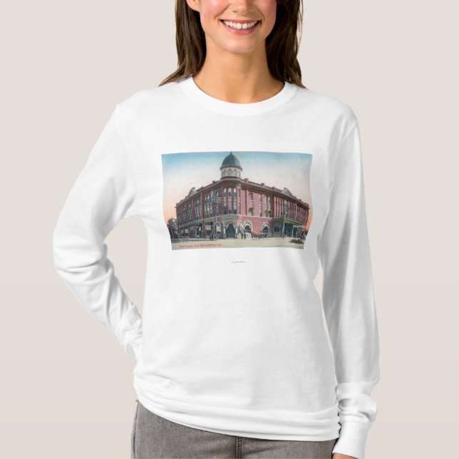 Camiseta Vista exterior del hotel Stewart (Anverso)