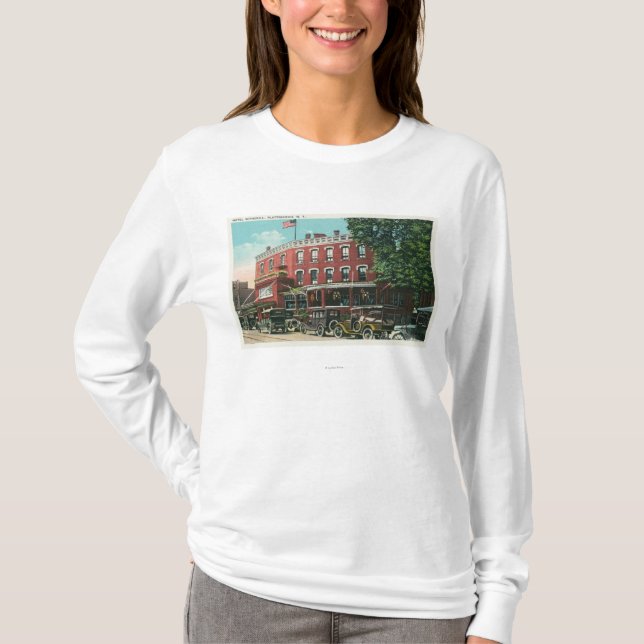 Camiseta Vista exterior del hotel Witherill (Anverso)