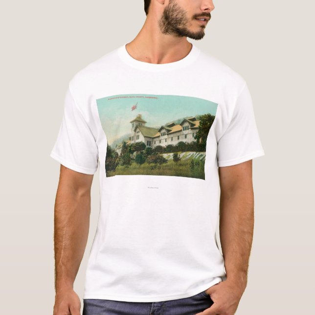 Camiseta Vista exterior del lagar de Greystone (Anverso)