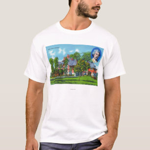Camiseta Vista exterior del monumento de Mark Twain