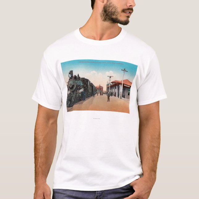 Camiseta Vista exterior del Pacífico del noroeste RR (Anverso)