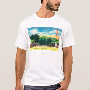 Camiseta Vista exterior del Rambi MotelLakehead, CA