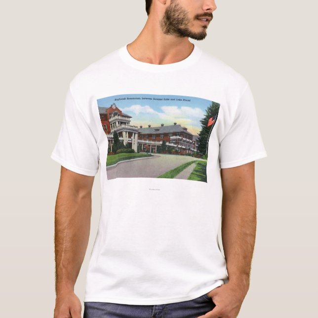 Camiseta Vista exterior del sanatorio de Raybrook (Anverso)