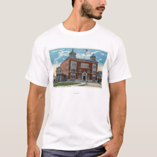 Camiseta Vista exterior del templo de Kora, capilla
