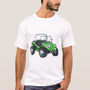 Camiseta Vista frontal abierta de Green Dunebuggy