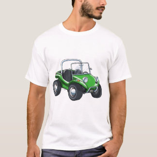 Camiseta Vista frontal abierta de Green Dunebuggy