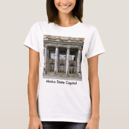 Camiseta Vista frontal del Capitolio estatal de Alaska en J