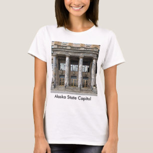 Camiseta Vista frontal del Capitolio estatal de Alaska en J
