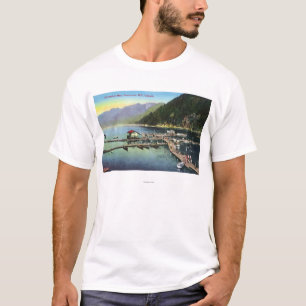 Camiseta Vista general de la bahía de herradura y del