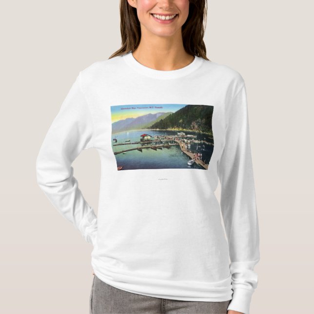 Camiseta Vista general de la bahía de herradura y del (Anverso)