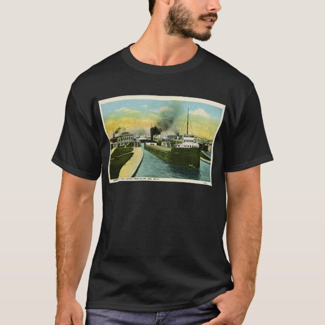 Camiseta Vista general de las cerraduras de Soo de debajo, (Anverso)