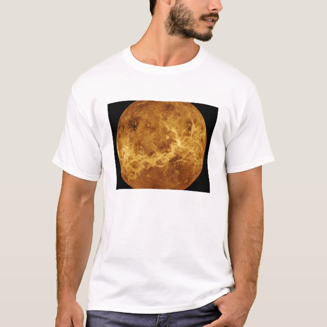 Camiseta Vista global de la superficie de Venus (Anverso)