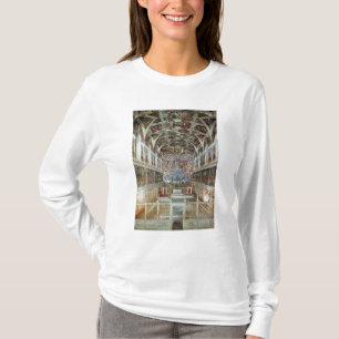 Camiseta Vista interior de la capilla de Sistine