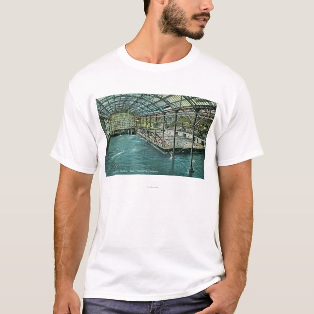 Camiseta Vista interior de los baños interiores de Sutro (Anverso)