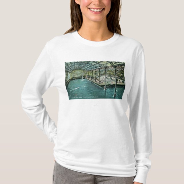 Camiseta Vista interior de los baños interiores de Sutro (Anverso)