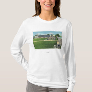 Camiseta Vista interior del vestíbulo en viejo francés