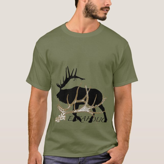 Camiseta Vista lateral de Elkaholic (Anverso)