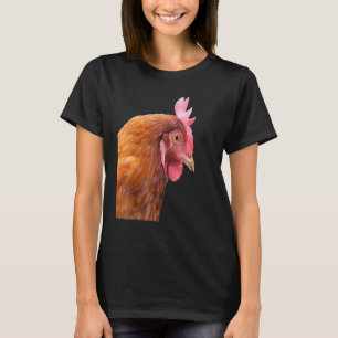 Camiseta Vista lateral de un estilo vectorial de pollo de c