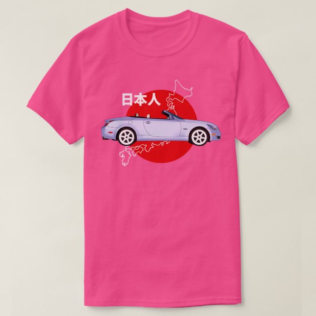 Camiseta Vista lateral Lexus SC430 (Diseño del anverso)