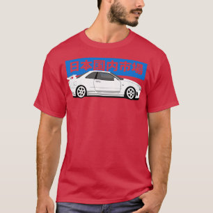 Camiseta Vista lateral Nissan Skyline r34 gtr 19992002