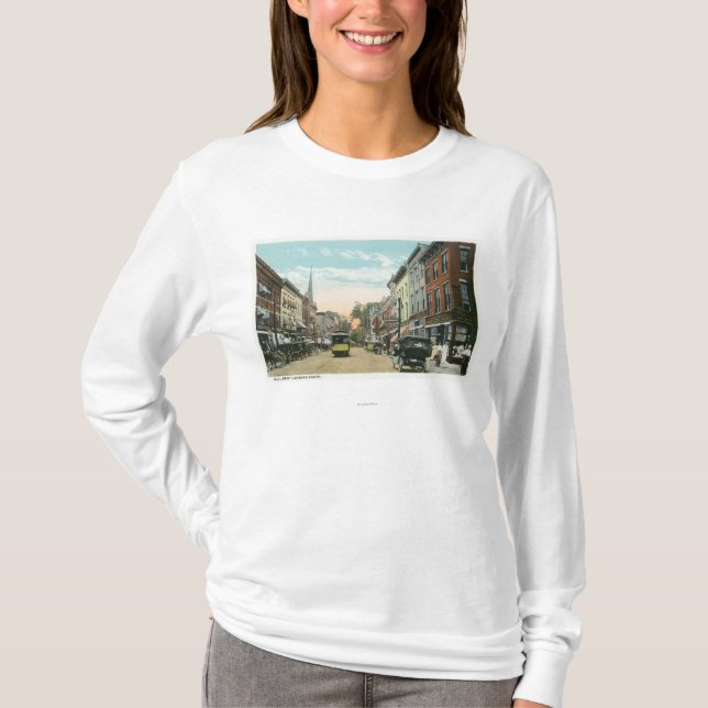 Camiseta Vista meridional de Wall Street (Anverso)