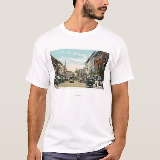Camiseta Vista meridional de Wall Street (Anverso)