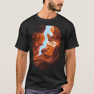 Camiseta Vista natural del cañón de Antelope