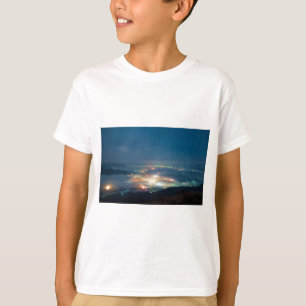 Camiseta Vista Nocturna Aso Mar Nocturno De Nubes Japón Kum