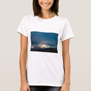 Camiseta Vista Nocturna Aso Mar Nocturno De Nubes Japón Kum
