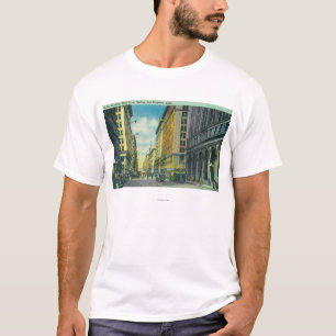 Camiseta Vista occidental de la 7ma calle de la calle de la