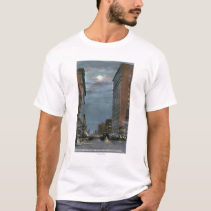 Camiseta Vista occidental de la avenida de la orilla en la