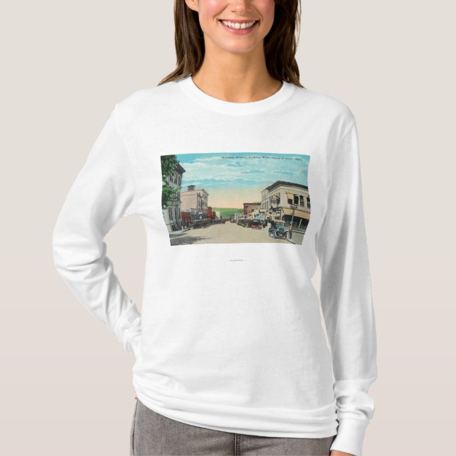Camiseta Vista occidental de la avenida de Sherman (Anverso)