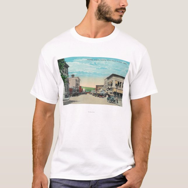 Camiseta Vista occidental de la avenida de Sherman (Anverso)