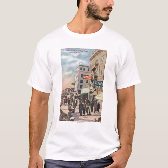 Camiseta Vista occidental de la "promenade" (Anverso)