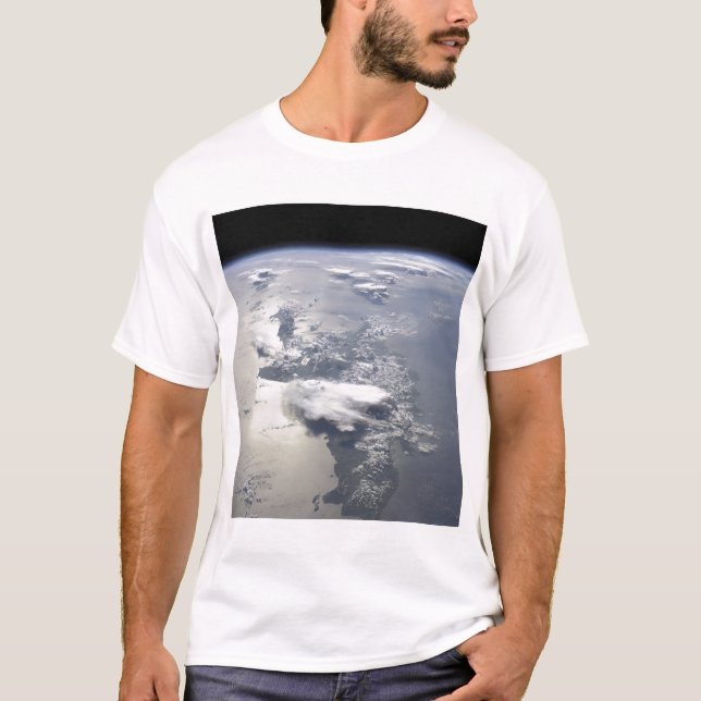Camiseta Vista panorámica de la isla de La Española (Anverso)
