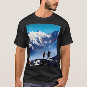 Camiseta Vista Panorámica De La Montaña Everest De Ama Dabl