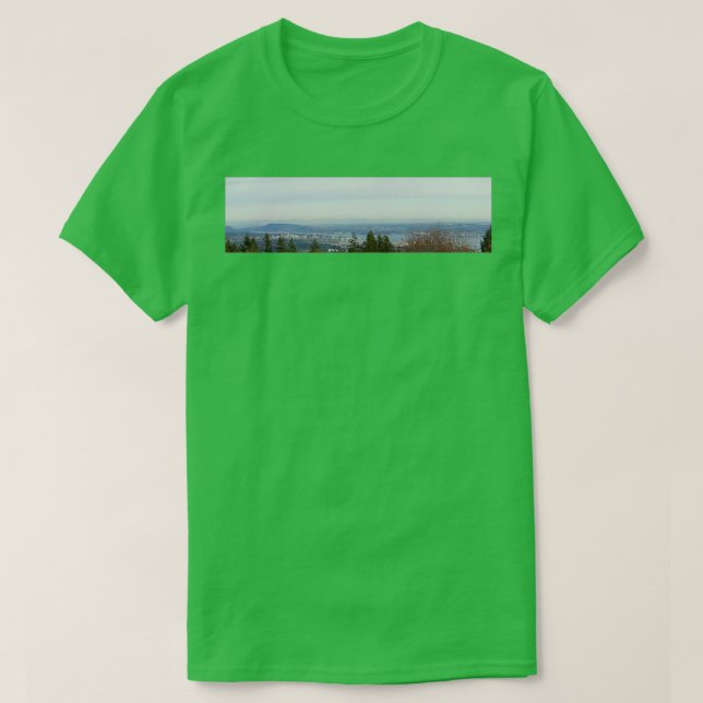 Camiseta Vista panorámica de Mount Baker (Diseño del anverso)