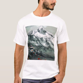 Camiseta Vista Panorámica Del Campamento Base Del Everest