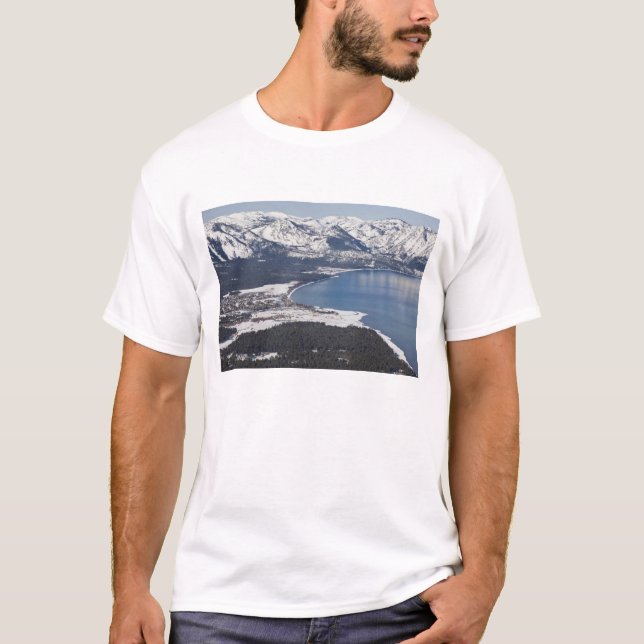 Camiseta Vista panorámica del lago Tahoe, EE.UU. (Anverso)