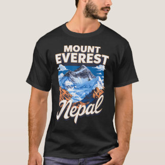 Camiseta Vista panorámica del Monte Everest