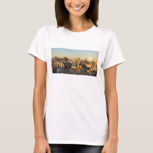 Camiseta Vista panorámica del paisaje urbano en la