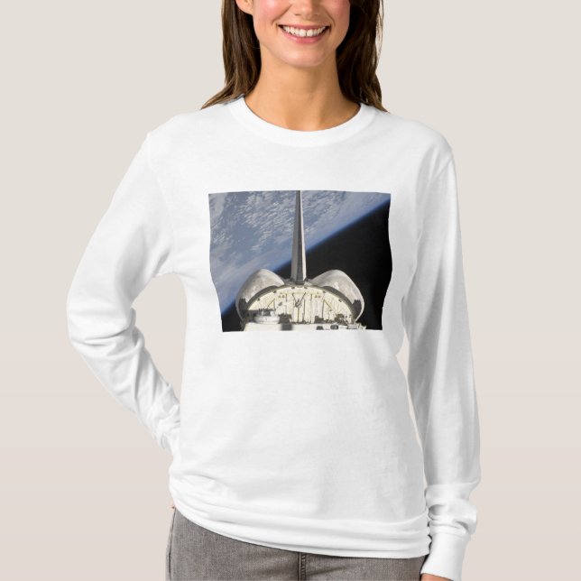 Camiseta Vista parcial de Endeavor del transbordador espaci (Anverso)