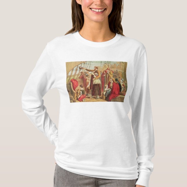 Camiseta Vista pasada de Inglaterra vieja (Anverso)