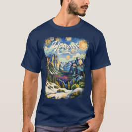 Camiseta Vista personalizada de la cueva de Yosemite en inv