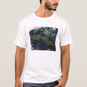 Camiseta Vista por satélite de Cuba