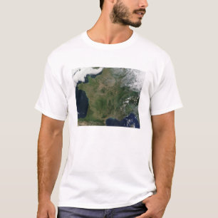 Camiseta Vista por satélite de Francia
